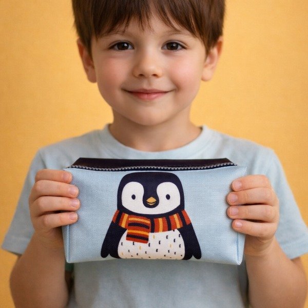 Producto - Cartuchera Box Otto el pingüino