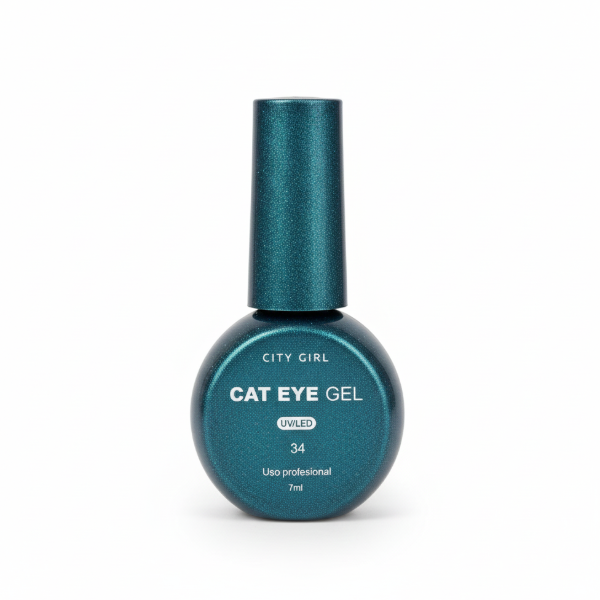 Producto - Esmalte Semi City Girl 7ml - #34 (Ojo de gato)
