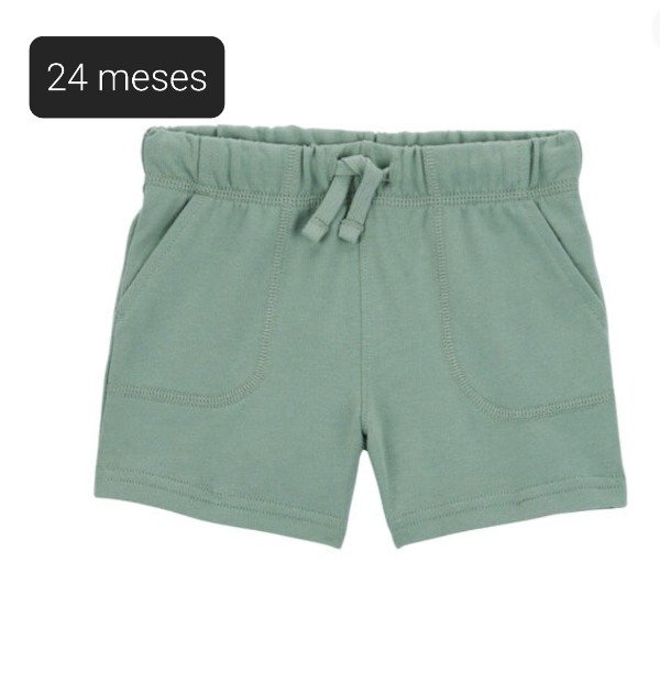 Producto - Short algodon carters talle 24 meses verde