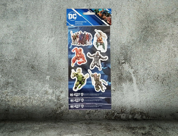 Producto - Pack de Stickers Liga de la Justicia