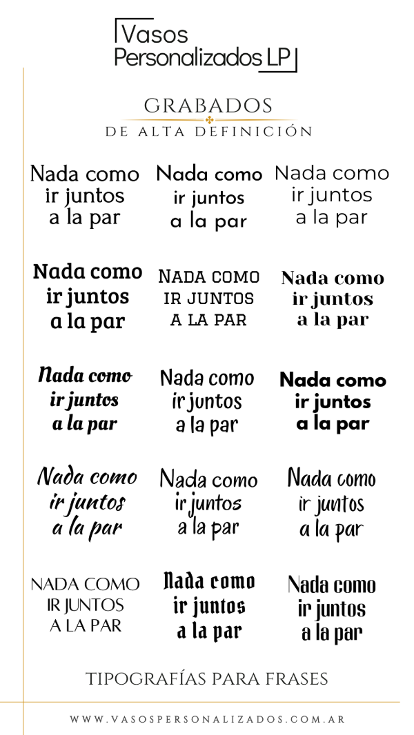Producto - Tipografías - Frases - 1