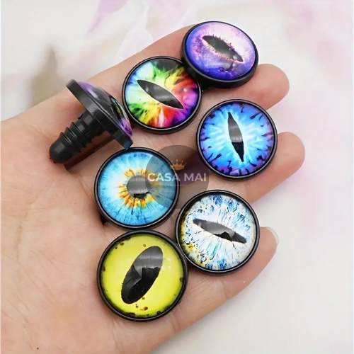 Producto - 20 Pares Ojos de Seguridad Dragón Para Amigurumis, Osos y Muñecos DIY