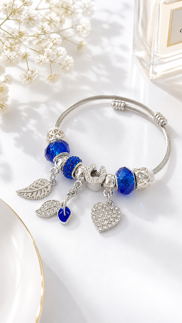 Producto - PULSERA CHARMS AZUL