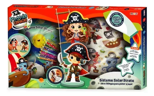 Producto - SET DE ARTE PIRATAS DEL ESPACIO + LIBRO