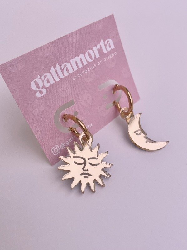 Producto - Aritos SOL Y LUNA