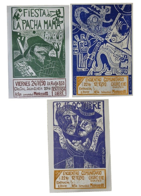 Producto - Afiche Sudaca - Tres afiches - 0