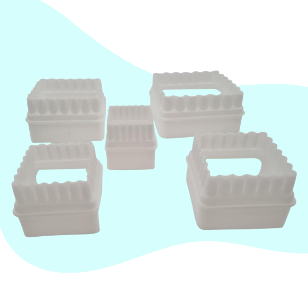 Producto - Set de Cortantes Reversibles Cuadrados x5 - 1