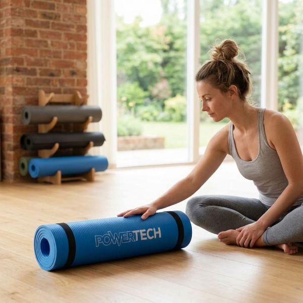 Producto - Colchoneta Powertech Mat Yoga 10 mm NBR Pilates antideslizante fitness - 2