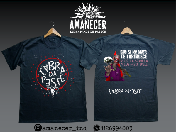 Producto - Remera Cabra Da Peste Que si no mata