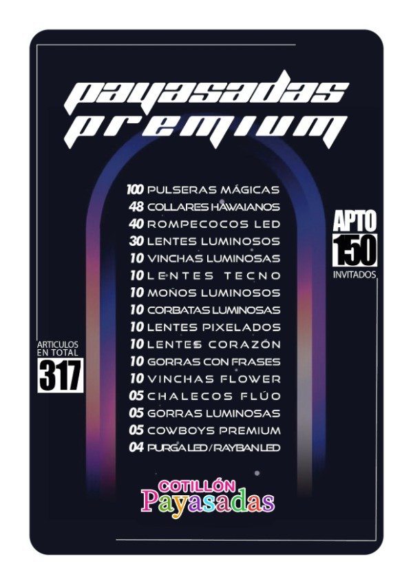Producto - Combo Payasadas Premium