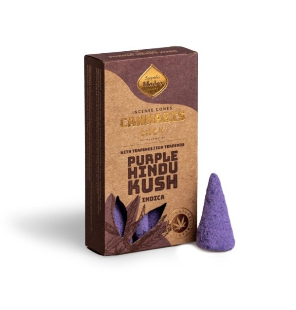Producto - Sahumerios en cono Purple Hindu Kush