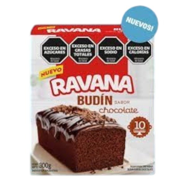 Producto - BUDIN CHOCOLATE RAVANA 6u x 300grs