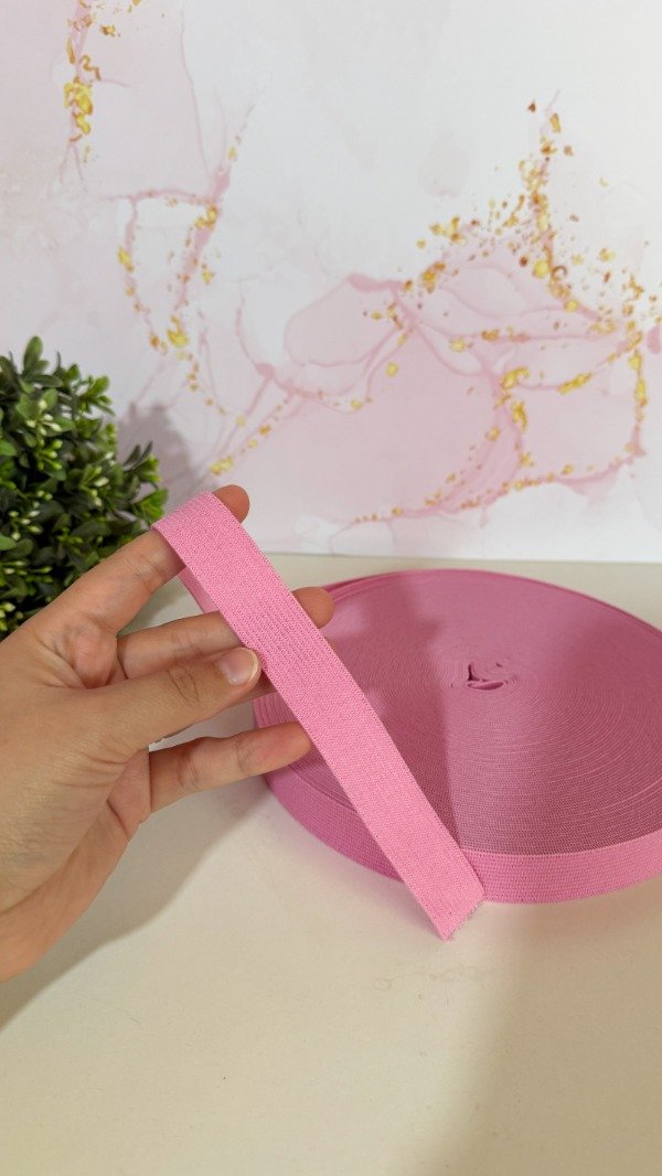 Producto - Elástico 20mm rosa dior - 3 mts