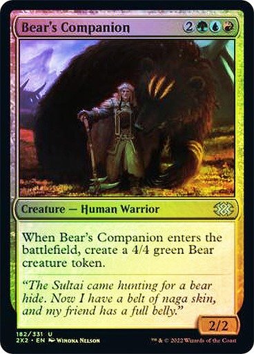 Producto - Bear's Companion Foil  Double Masters 2022