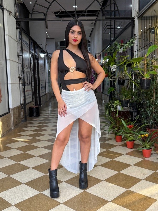 Producto - Pollera Mora tull - 4