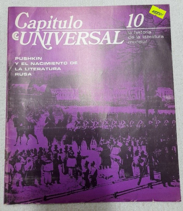 Producto - Capítulo Universal #10 - Pushkin Y El Nacimiento De La Literatura rusa