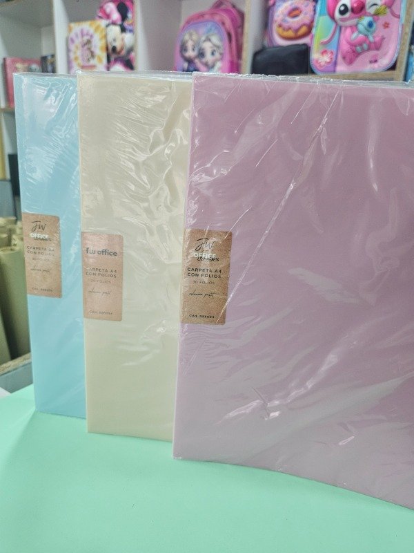 Producto - Carpeta 30 Folios (A4) PASTEL