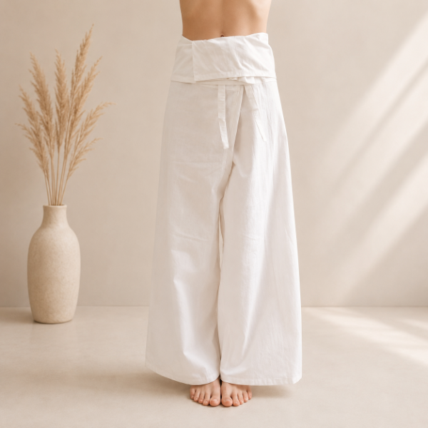 Producto - Pantalon Tailandes Blanco T2 SALE - 0