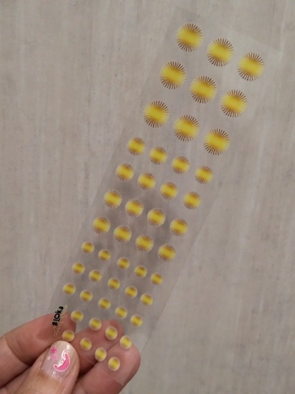 Producto - UV Tiritas 4x14cm Solcitos para Escarapela #1