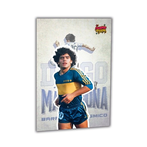 Producto - Plancha 20x30 Diego Maradona Boca Juniors