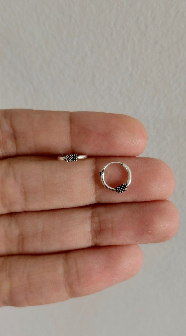 Producto - Argollita de Plata 10mm Bali con Resorte (unidad)