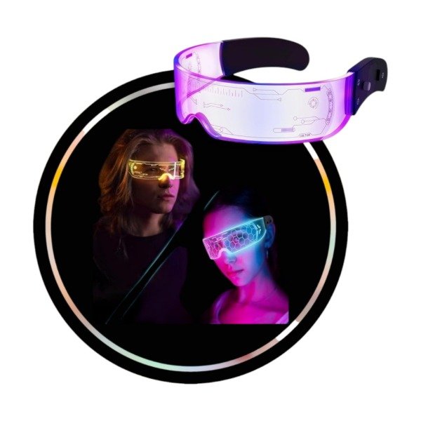 Producto - Lentes Luminosos LED Futuristas Cyber Punk