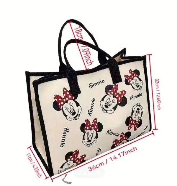 Producto - Tote gabardina Minnie caritas