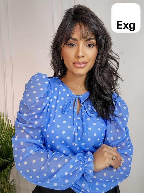 Producto - Blusa lunares XXL