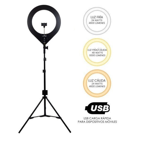 Producto - Gota Pro Black Edition Luz Fría/Cálida