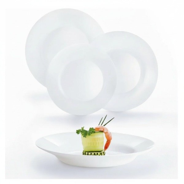 Producto - SET X 6 PLATOS HONDOS VIDRIO TEMPLADO EVERYDAY LUMINARC 22 CM - 2