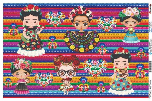 Producto - Láminas de Seda MEX-003 (x5 un)