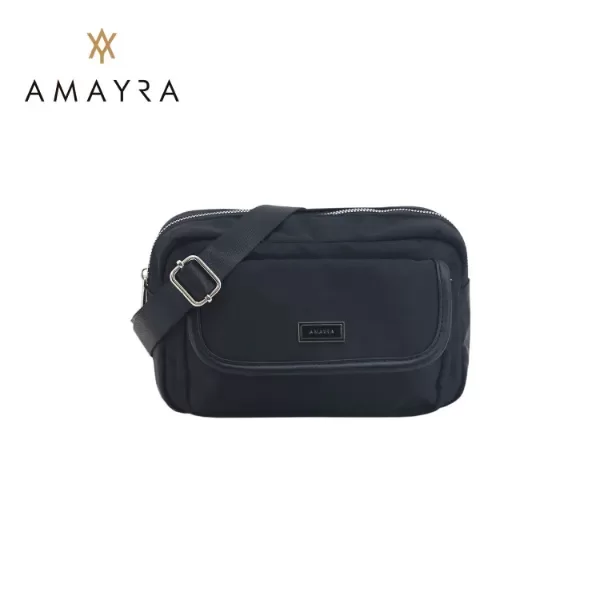 Producto - Riñonera Amayra c/solapa negra 67-7400065 - 0