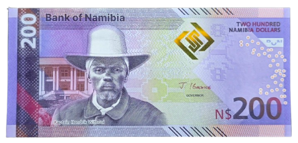 Producto - Namibia 200 Dollars (2025) Grupo de Antílopes Pick.24a Unc