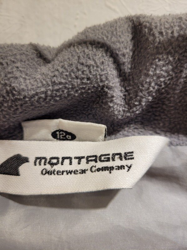 Producto - Campera MONTAGNE gris puffer Talle 12 años - PRECIO: 76X - 4