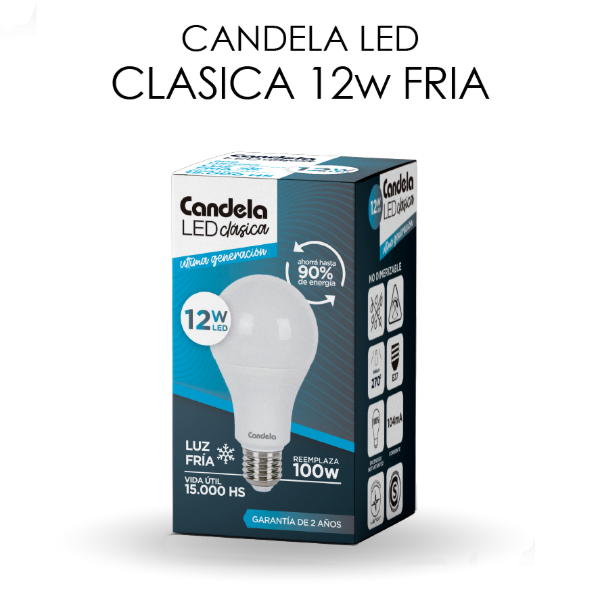 Producto - LAMPARA CANDELA 12W FRIA ( 6521 )