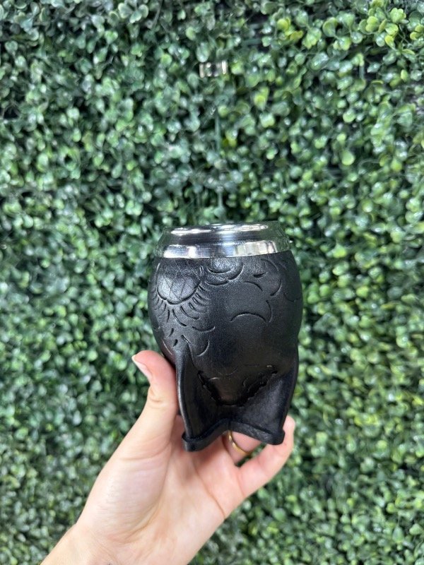 Producto - Mate torpedo tallado virola acero