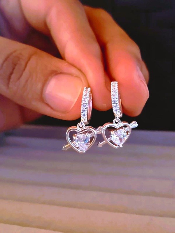 Producto - Argollas love - Plata Laminada