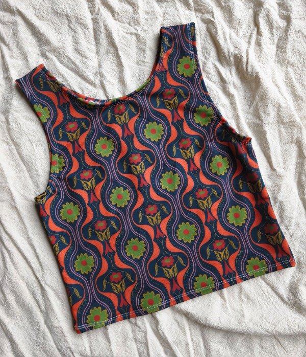 Producto - Musculosa Retro azul