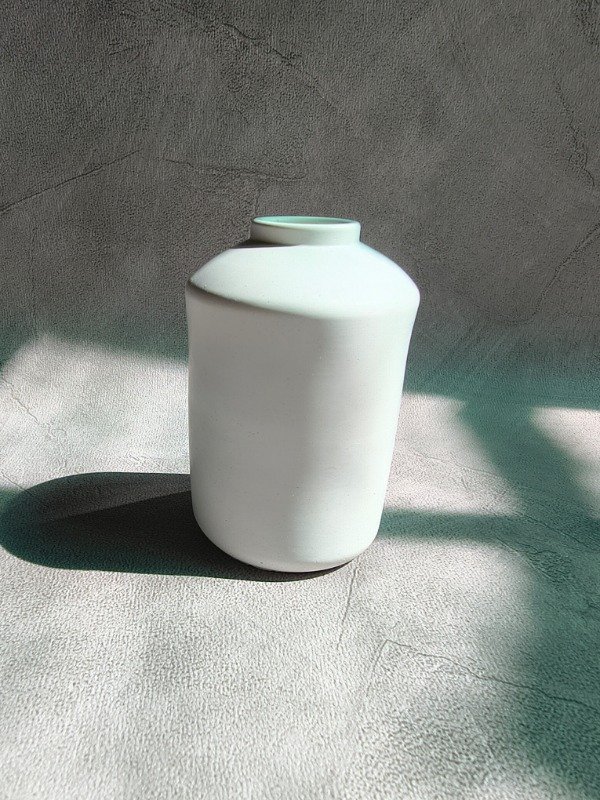 Producto - Florero Liso de yeso cerámico