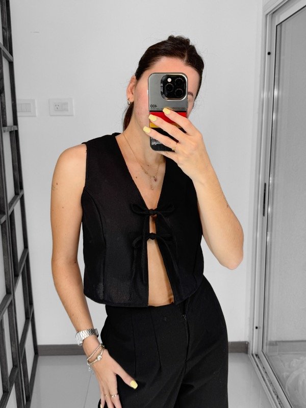 Producto - CHALECO DE LINO - 2 COLORES