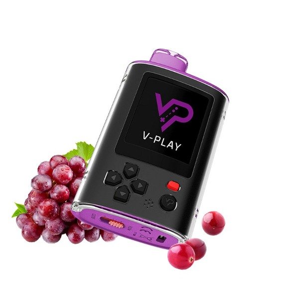 Producto - (POD DESCARTABLE) V-PLAY 20K RETRO GAMES - GRAPE ESCAPE