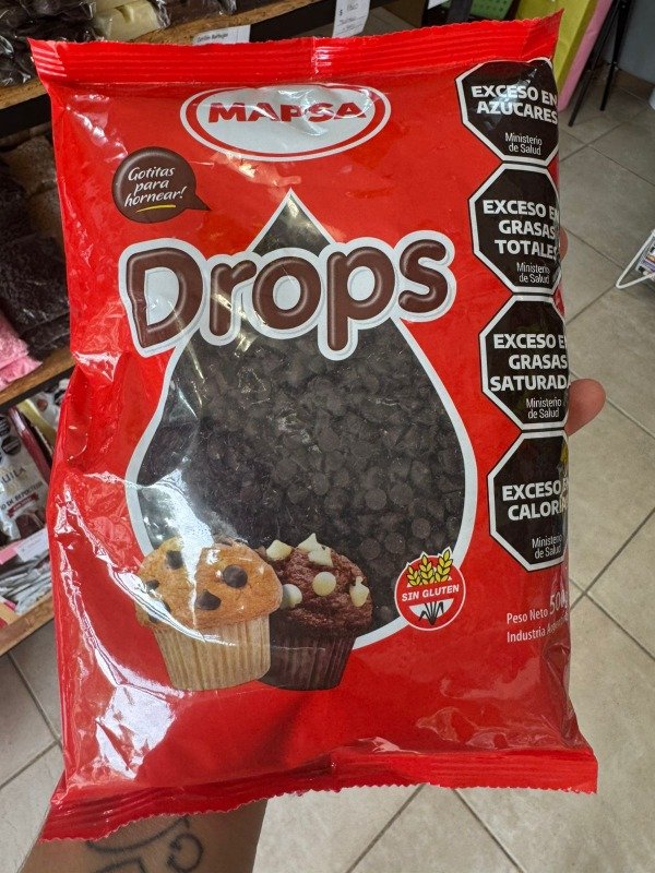 Producto - MicroChips semiamargo Mapsacuber x 500 gr