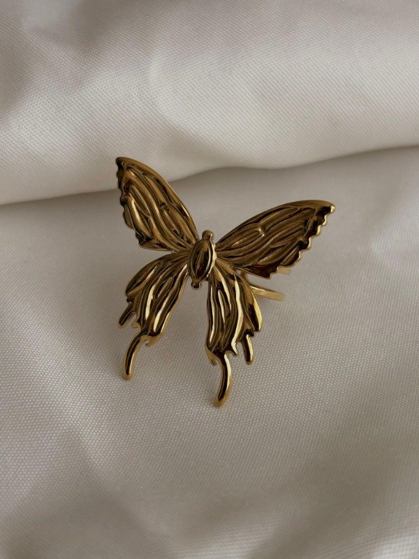 Producto - anillo dorado butterfly - 1