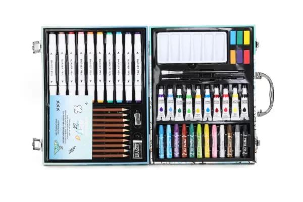 Producto - SET DE ARTE 53 PIEZAS EN VALIJA CHIMOLA 30X23X5CM