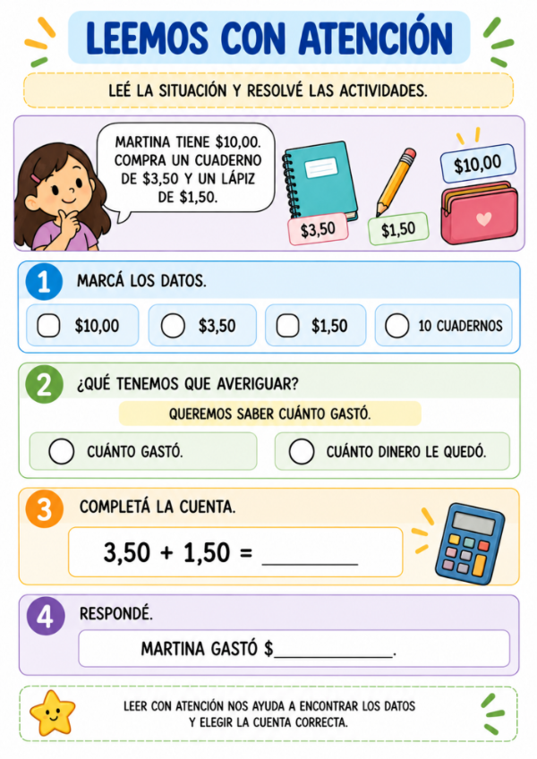 Producto - Decimales en acción: Situaciones problemáticas sencillas - 17