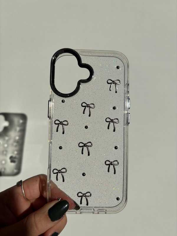 Producto - FUNDA CHARMS MOÑOS IP 17