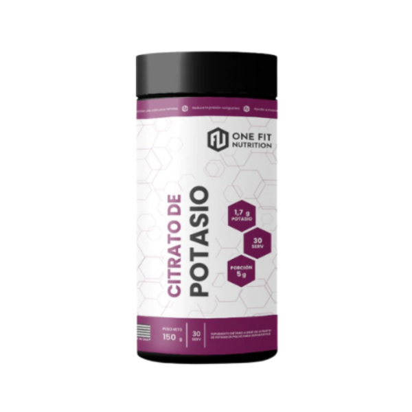 Producto - CITRATO DE POTASIO 150 GRS. - ONE FIT
