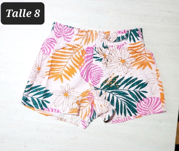Producto - Short cat y jack talle 8 flores