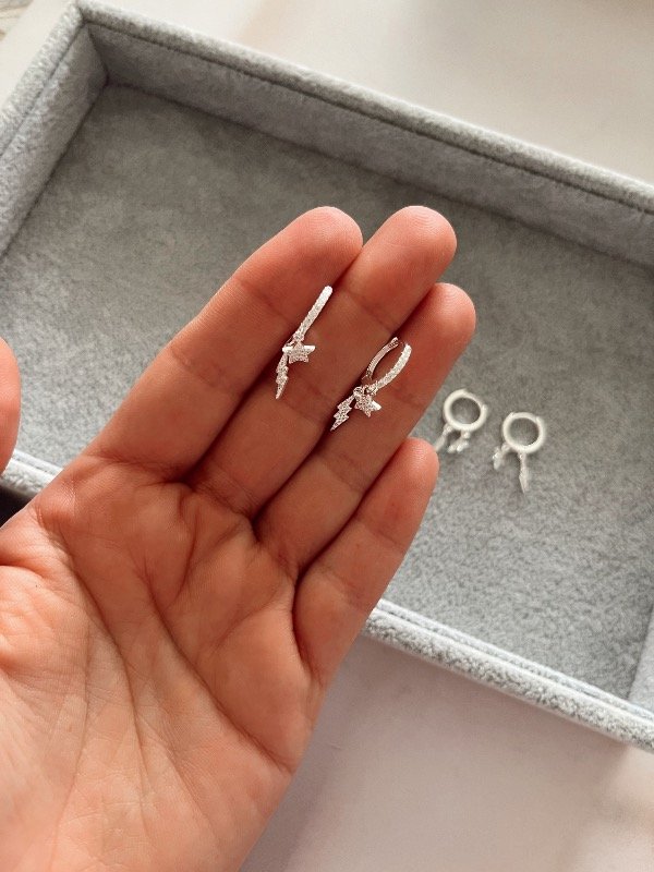 Producto - ARGOLLAS RAYO ESTRELLA