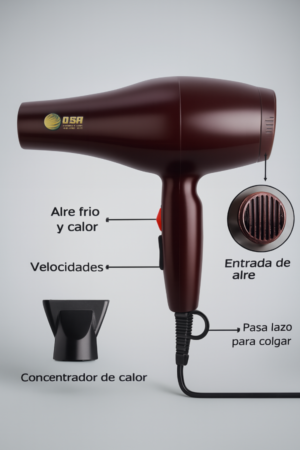 Producto - SECADOR DE CABELLO OSR